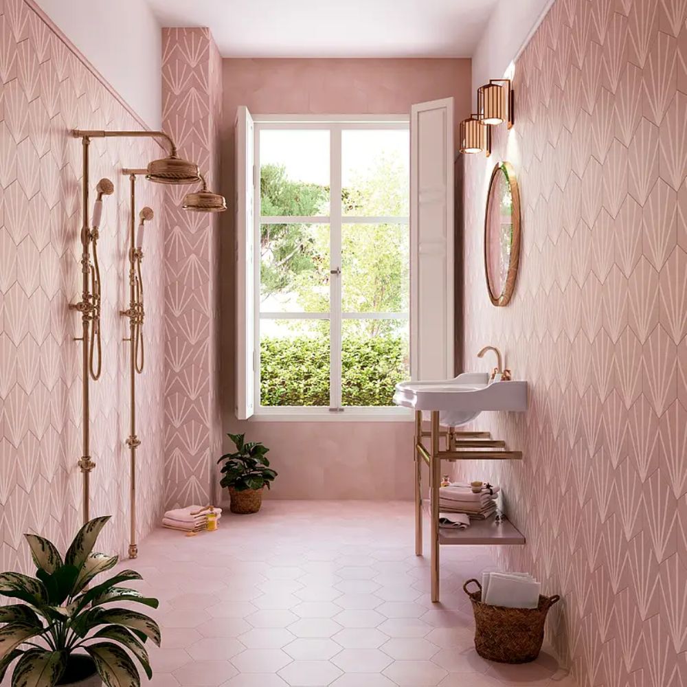 Meraki Base Rosa Porcelain Tile 19.8 x 22.8cm-Bestile S.L.-Delforno