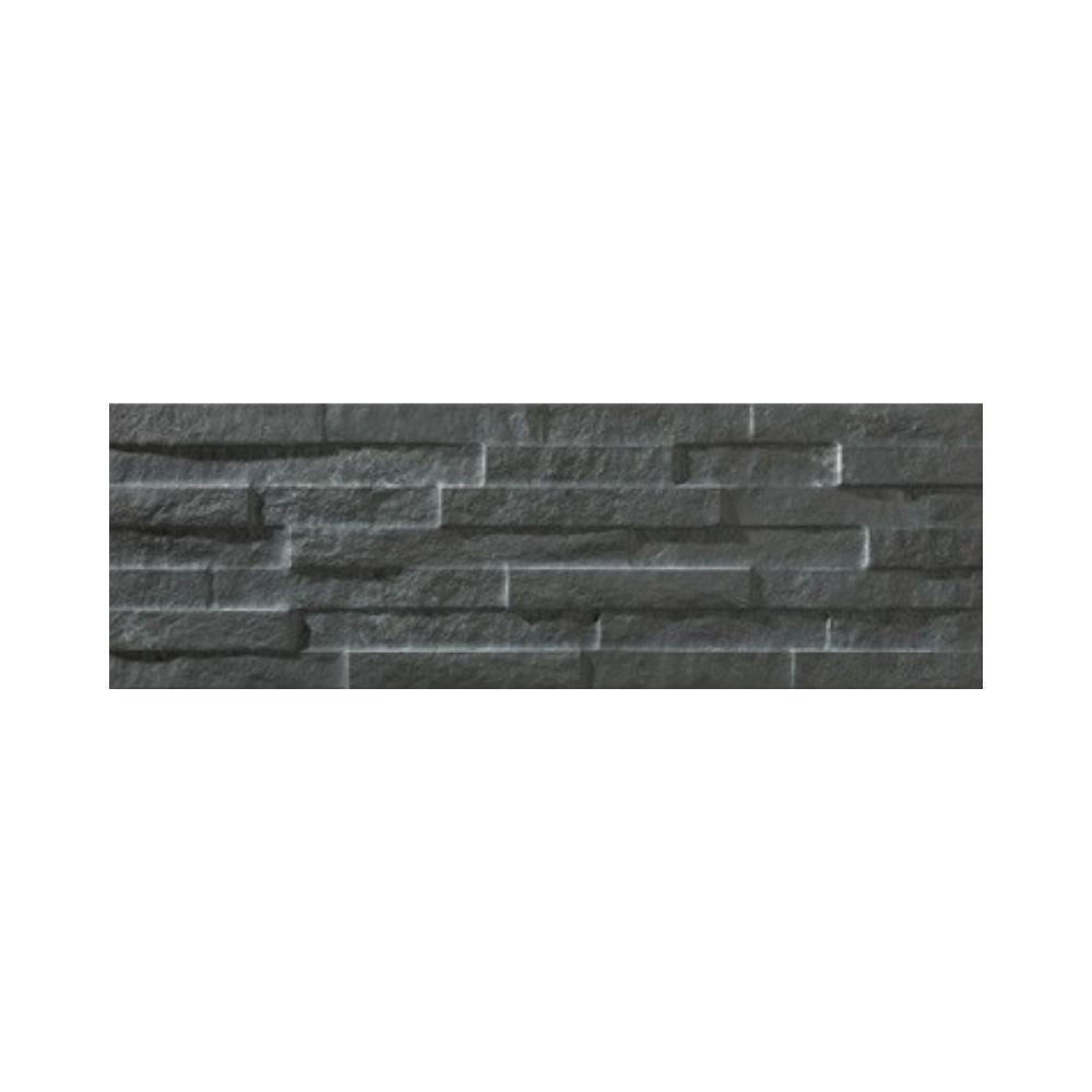 Brickstone Black Porcelain Tile 16.3 x 51.7cm-Bestile S.L.-Delforno