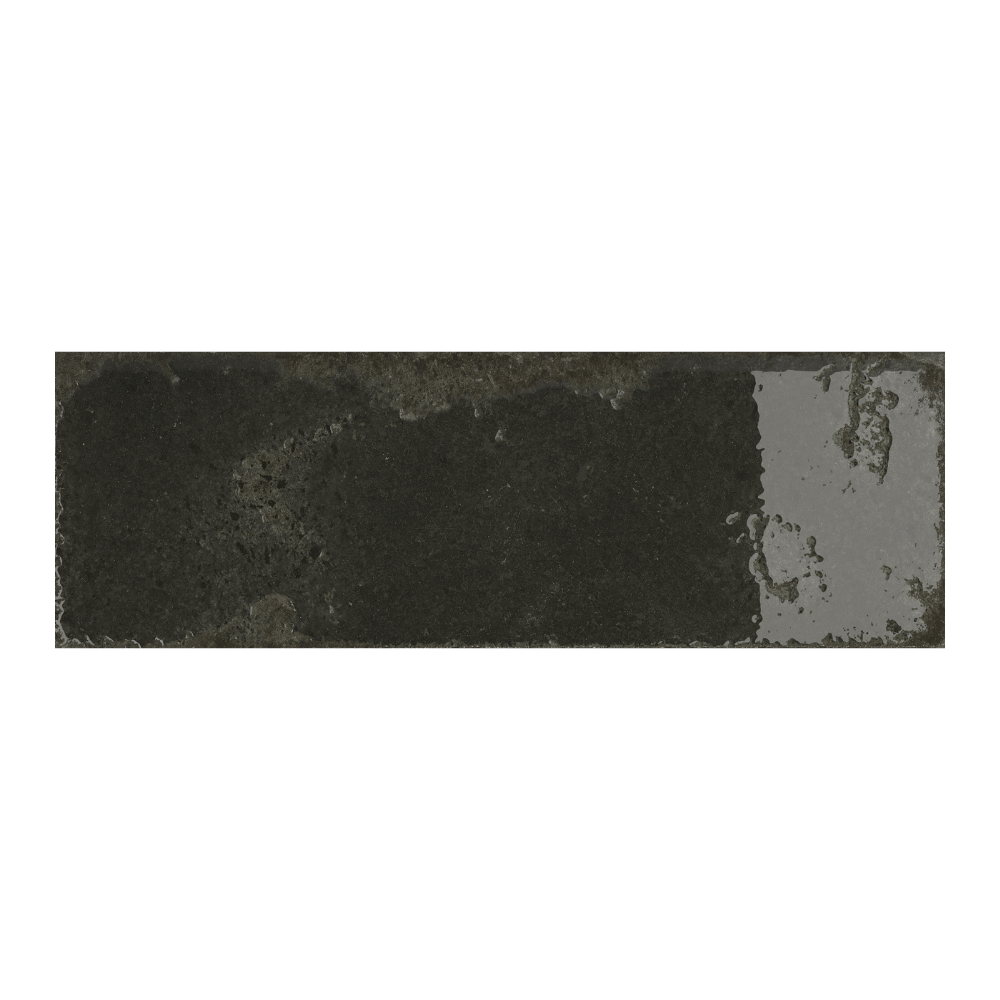 Alma Negro Porcelain Tile 10 x 30cm-Delforno