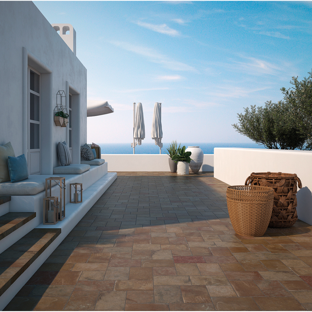 Alsacia Cotto Porcelain Tile 20 x 20cm-Bestile S.I.-Delforno