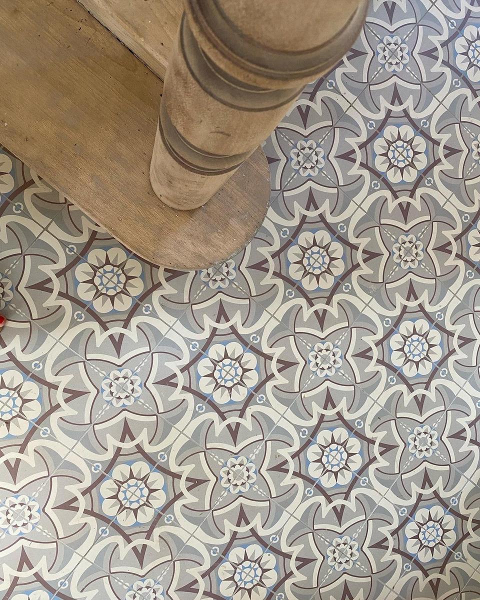 Authentic Pattern Basil Porcelain Tile 15 x 15cm-Delforno