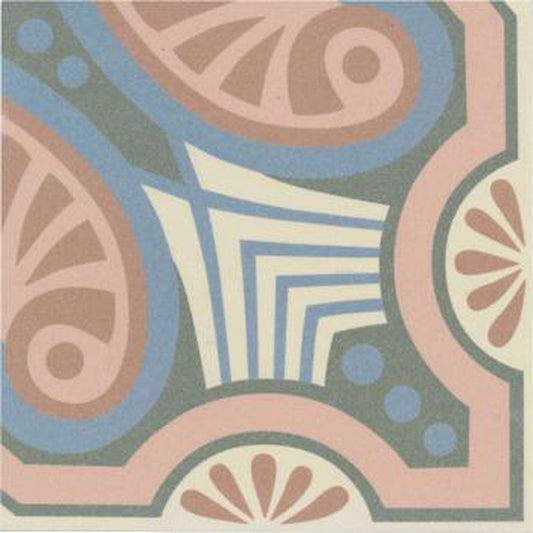 Authentic Pattern Irene Porcelain Tile 15 x 15cm-Delforno