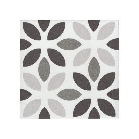 Authentic Pattern Layla Porcelain Tile 20 x 20cm-Delforno