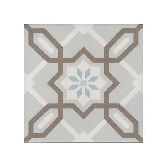 Authentic Pattern Livia Porcelain Tile 20 x 20cm-Delforno