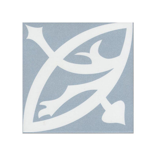 Authentic Pattern Zeli Blue Porcelain Tile 20 x 20cm-Delforno