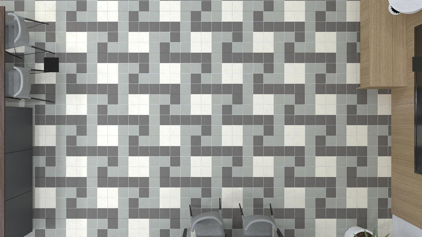 Authentic Unicolour Alabaster Porcelain Tile 15 x 15cm-Delforno