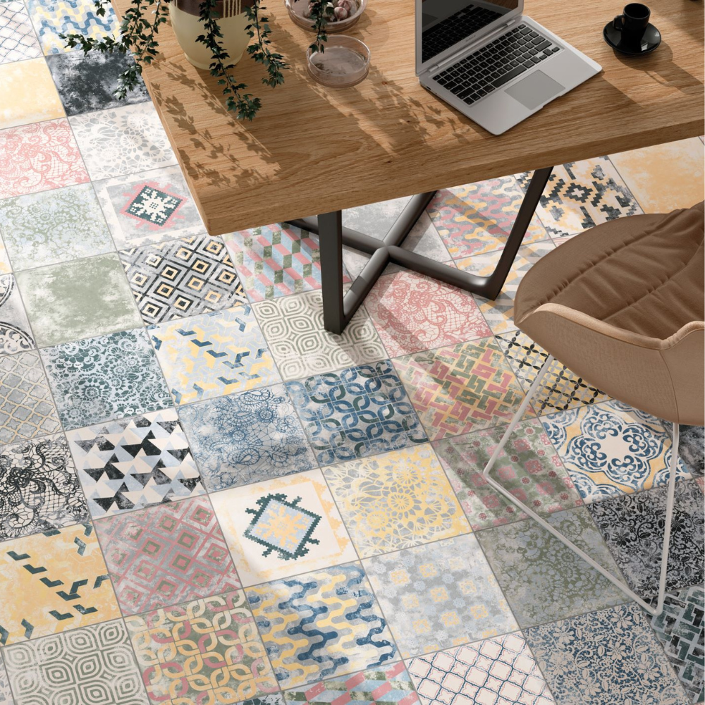 Perseo Mix Porcelain Tile 25 x 25cm-CODICER-Delforno