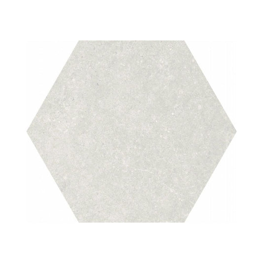 Traffic Silver Hex Porcelain Tile 25 x 25cm-Delforno