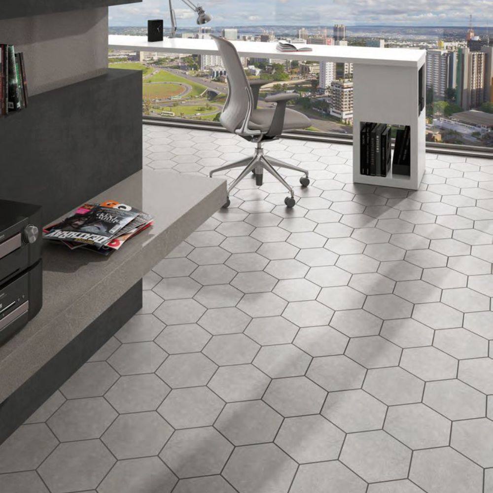 Traffic Silver Hex 25 x 25cm-Codicer-Delforno