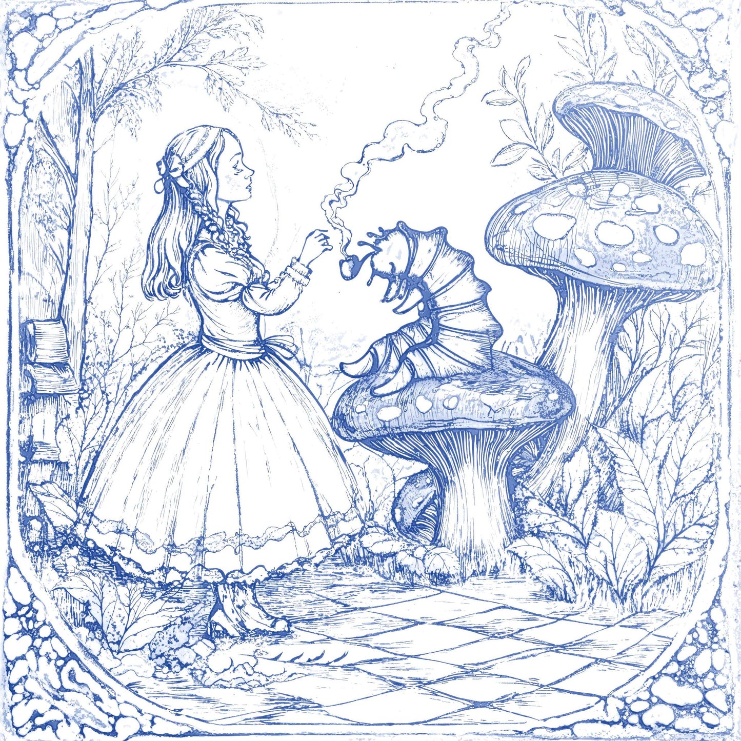 Once Upon A Time Porcelain Tile 25 x 25cm-CODICER-Delforno
