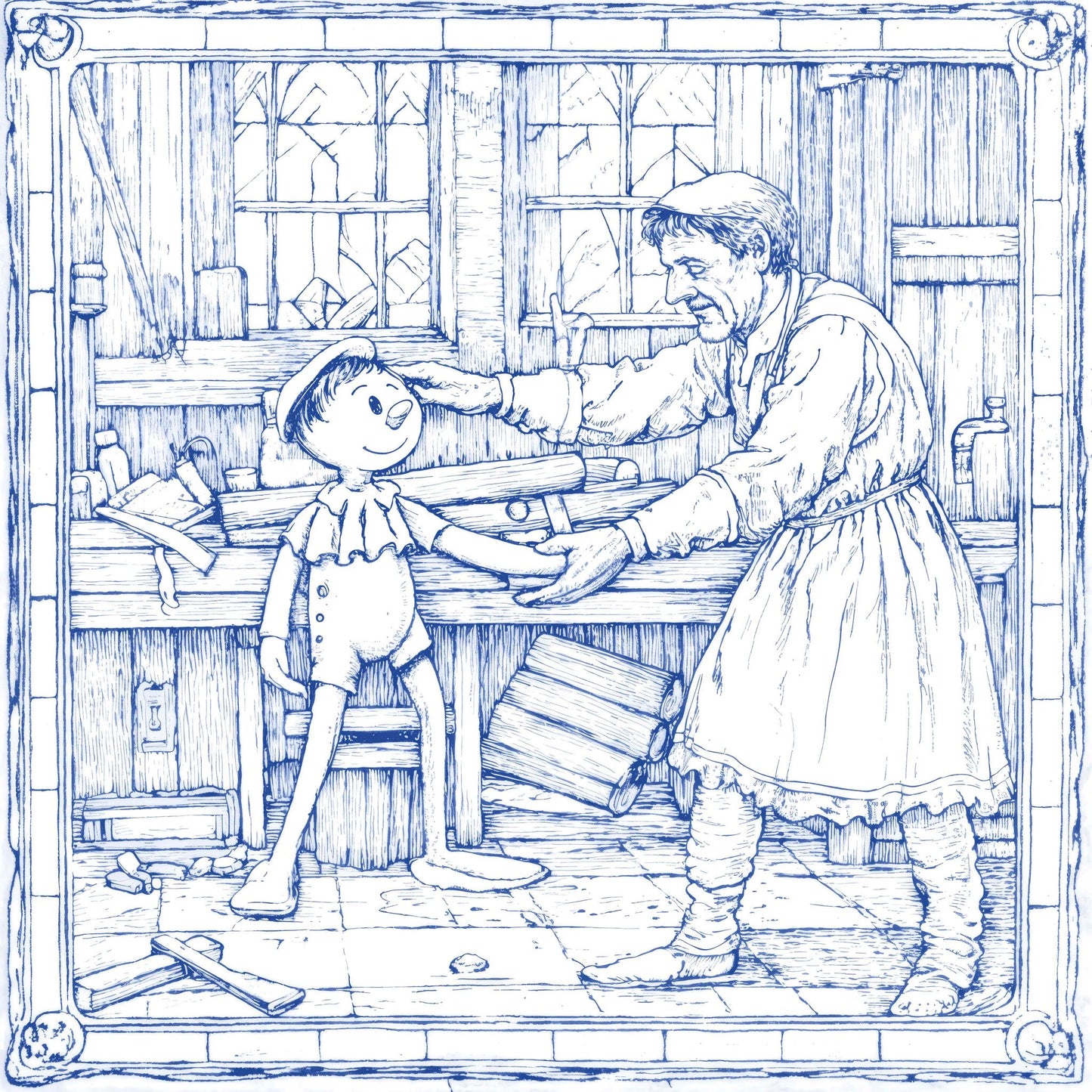 Once Upon A Time Porcelain Tile 25 x 25cm-CODICER-Delforno