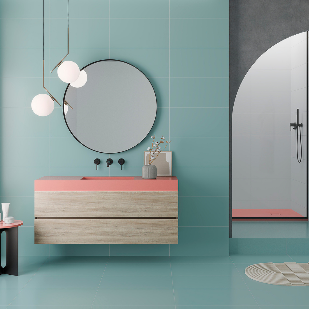 Croma Blue Porcelain Tile 49.1 x 98.2cm-Ceracasa-Delforno