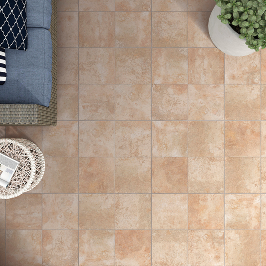 Livorno Cotto Porcelain Tile 40.2 x 40.2cm-Delforno