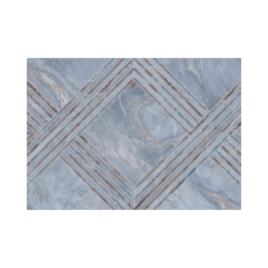 Deco Bluemoon Gloss Porcelain Tile 49.1 x 98.2cm-Delforno