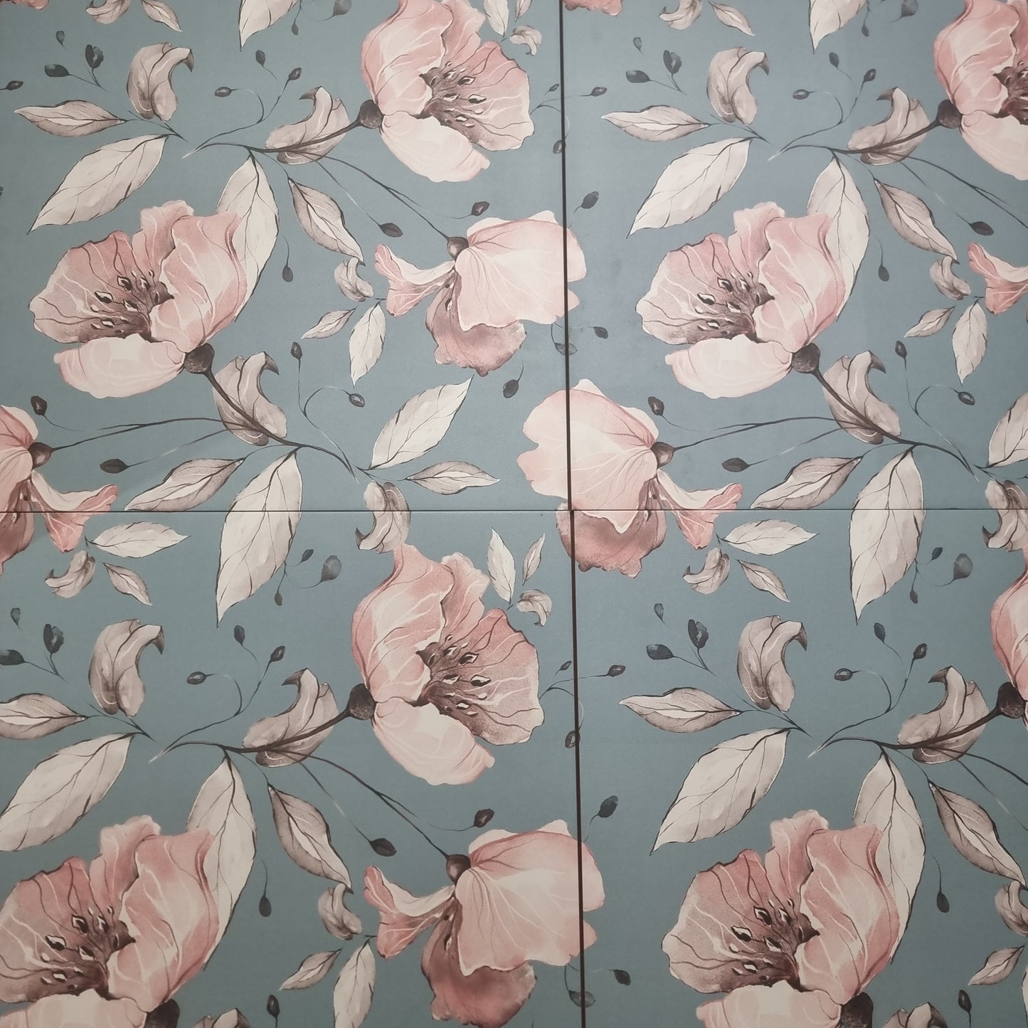 Deco Imagine floral 1 Porcelain Tile 49 x 49cm-Delforno