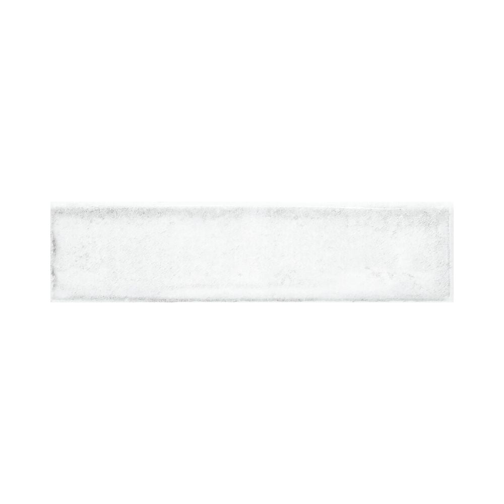 Alchimia White Brillo Ceramic Tile 7.5cm x 30cm-Cifre-Delforno
