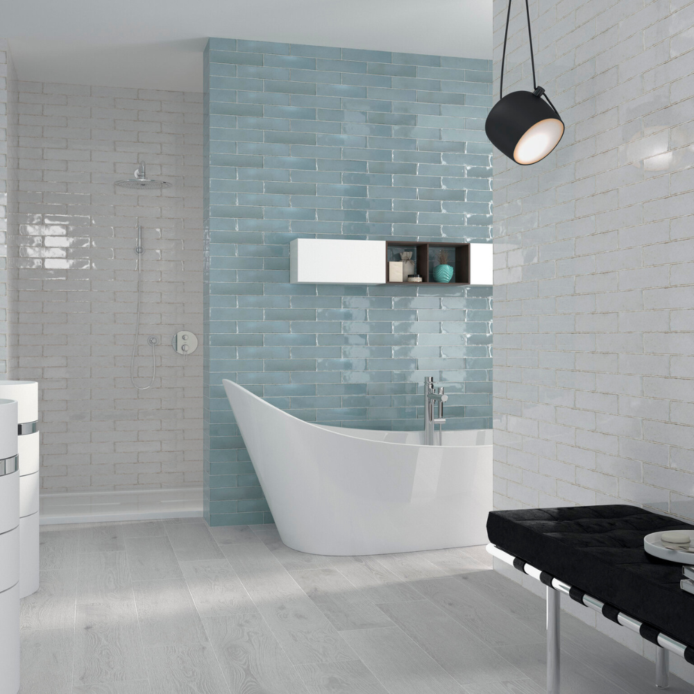 Soul Aqua Brillo Wall Tile 7.5 x 30cm-Cifre-Delforno