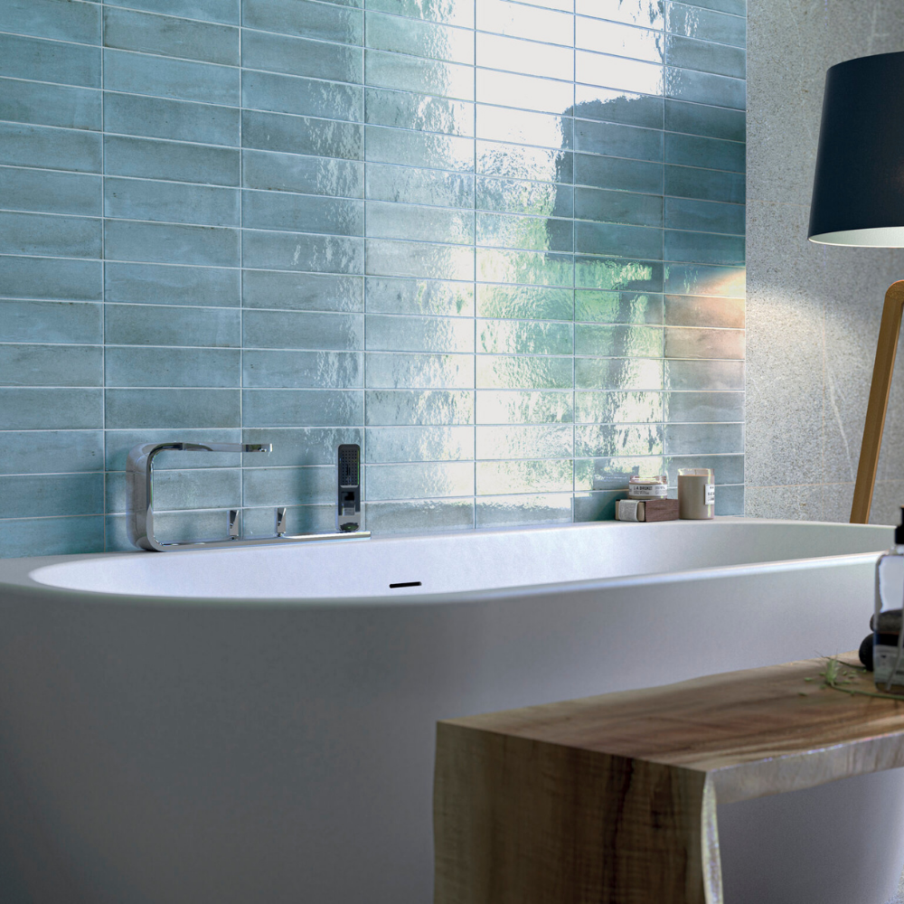 Nala Aqua Porcelain Tile 6 x 24.6cm-Cifre-Delforno