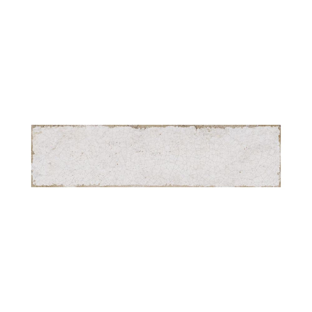 Soul White Brillo Porcelain Tile 7.5 x 30cm-Cifre-Delforno