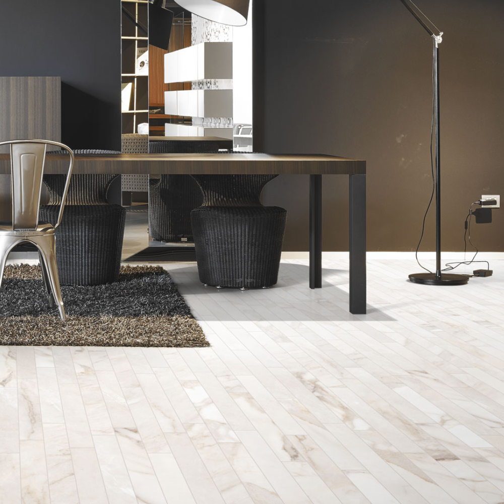 Byron Calacatta Oro Porcelain Tile 7.5 x 60cm-Ceramica Colli Di Sassuolo S.P.A-Delforno
