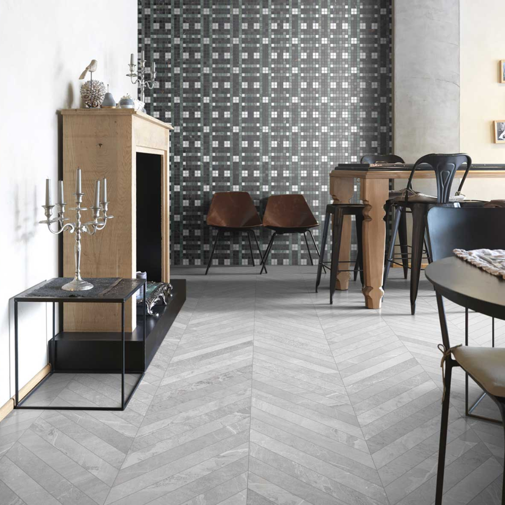 Byron Bardiglio Porcelain Tile 7.5 x 60cm-Ceramica Colli Di Sassuolo S.P.A-Delforno