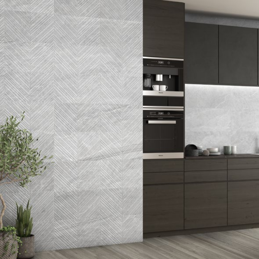 Aquila Light Ceramic Tile 31.6 x 100cm-Delforno