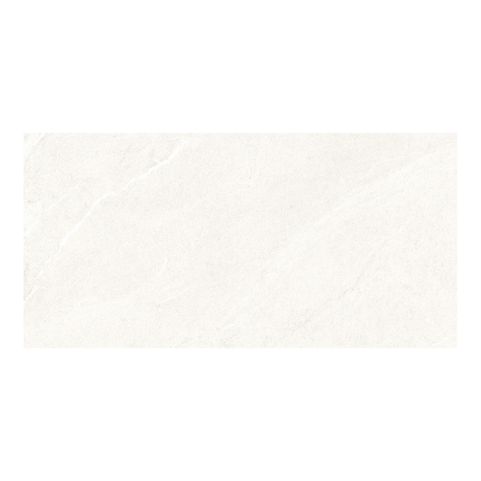Dhara White Ceramic Tile 29.45 x 59.42cm-Delforno