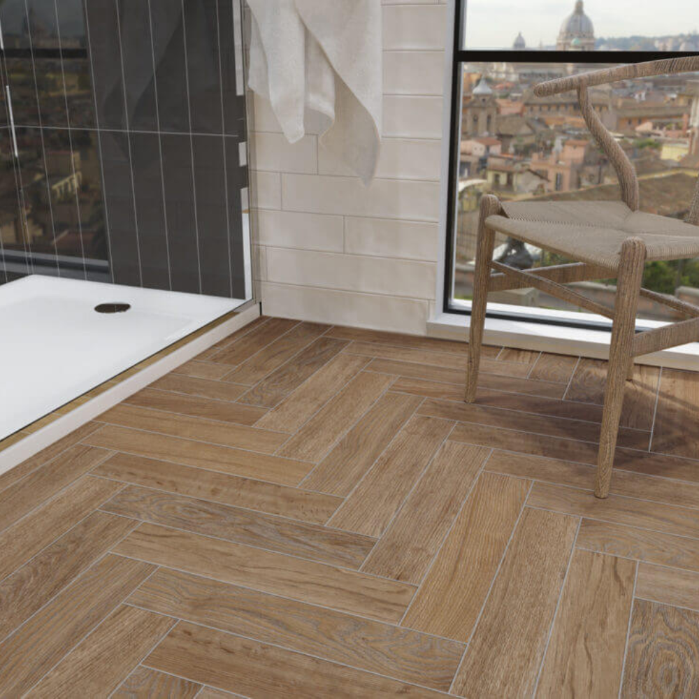 Ceilan L50 Roble Porcelain Tile 9.9 x 49.5cm-Delforno