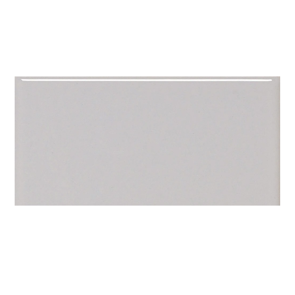 Gris Liso Brillo Ceramic Tile 7.5 x 15cm-Ceramica Vilar Albaro-Delforno