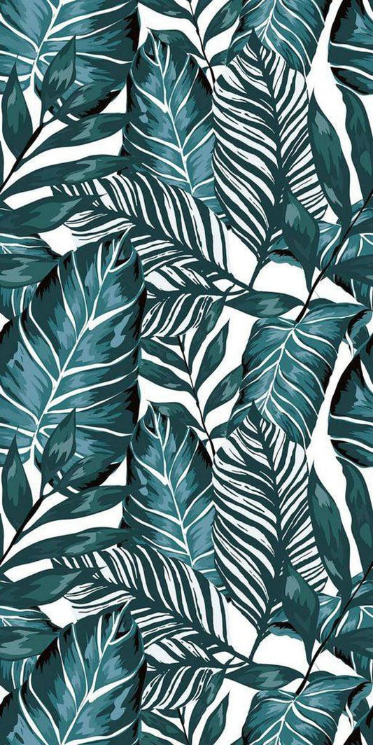 Botanicals Foliage Green Porcelain Tiles 100 x 50cm-Delforno