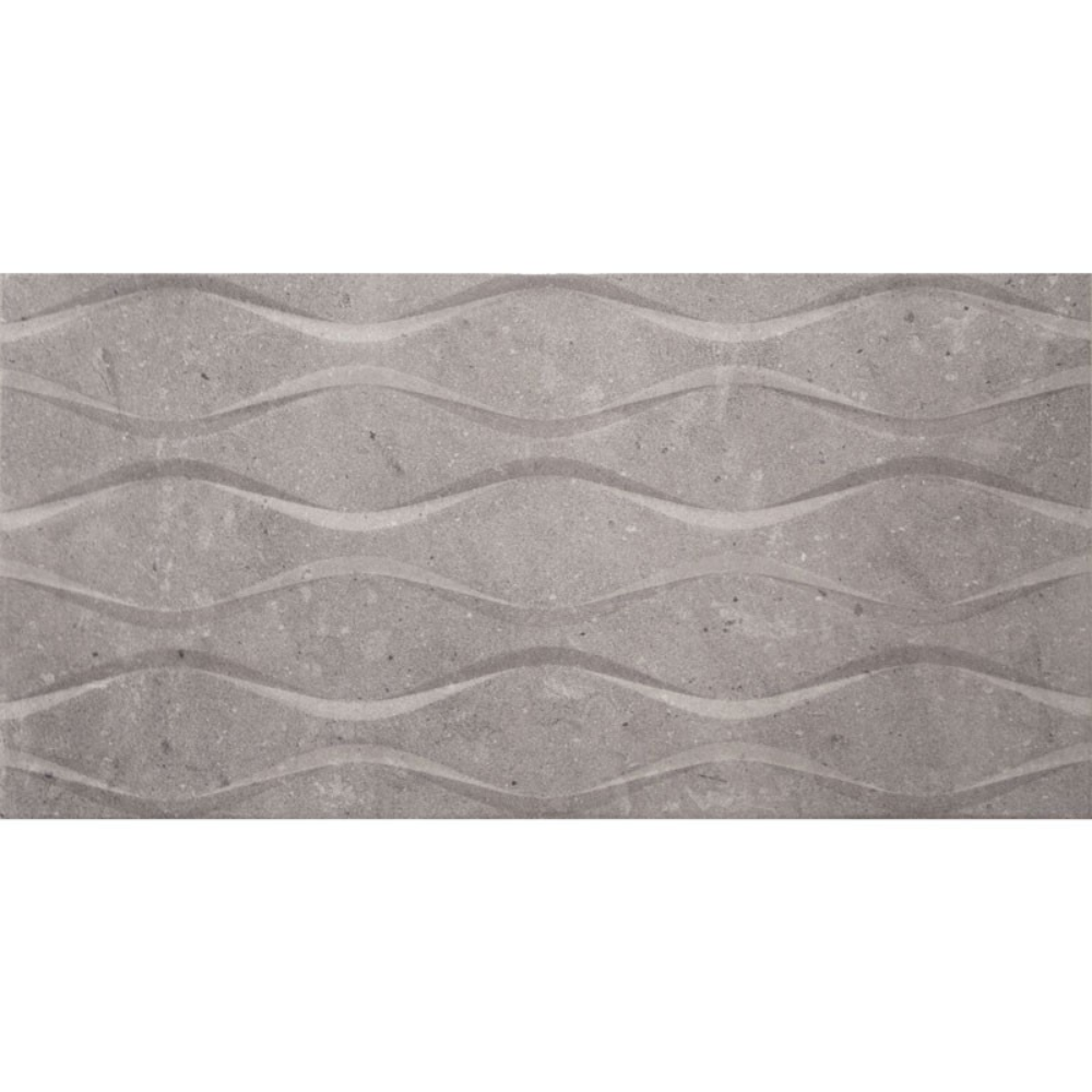 Napoles Pearl Ceramic Tile 25 x 50cm-Dual Gris-Delforno