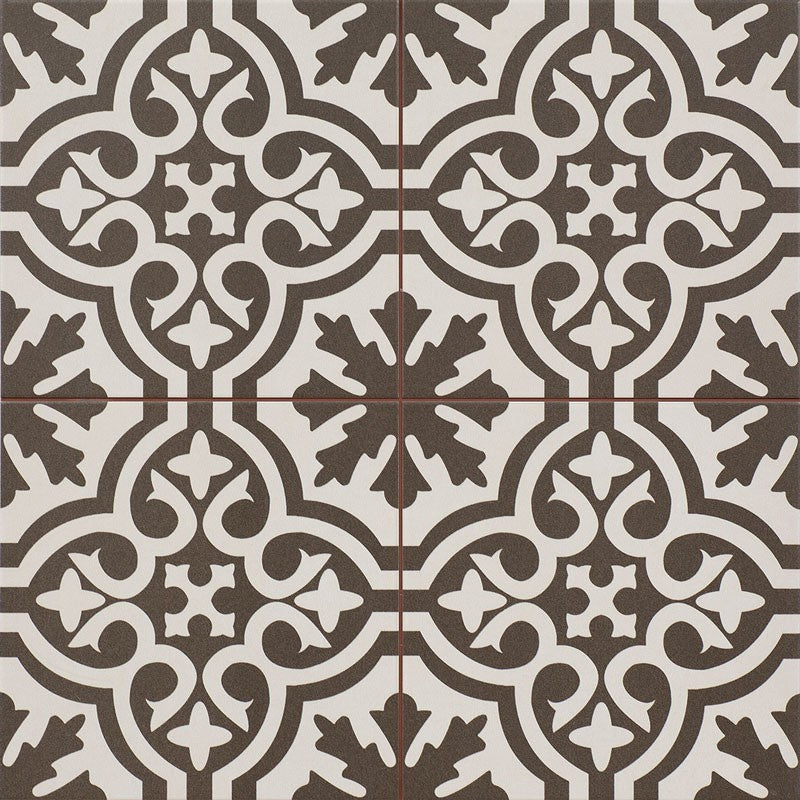 Berkeley Charcoal Ceramic Tile 45 x 45cm-Duomo-Delforno