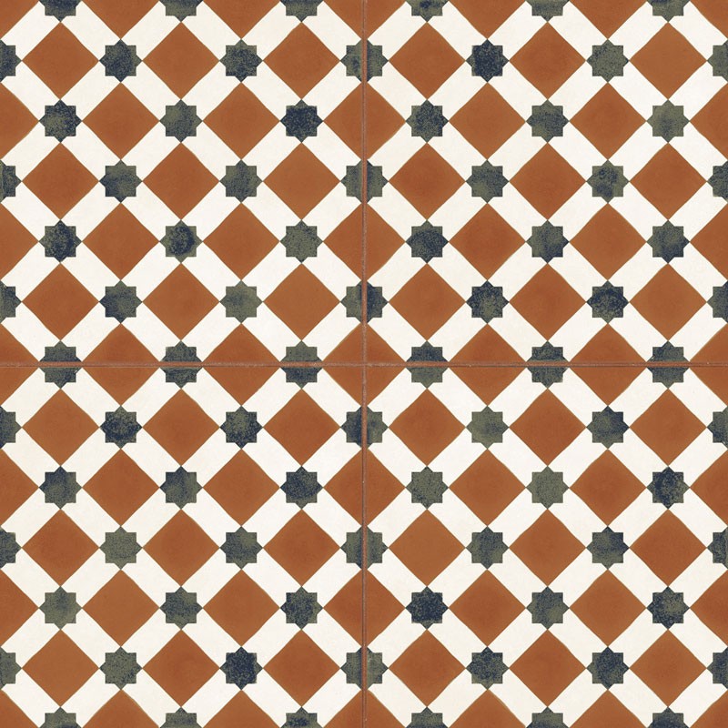 Henley Red Ceramic Tile 45 x 45cm-Duomo-Delforno