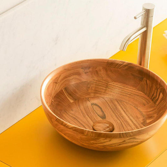 Carrigmore Wood Countertop Washbasin-Delforno