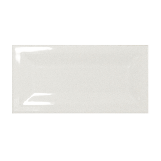 Evolution Inmetro White Ceramic Tile 7.5 x 15cm-Delforno