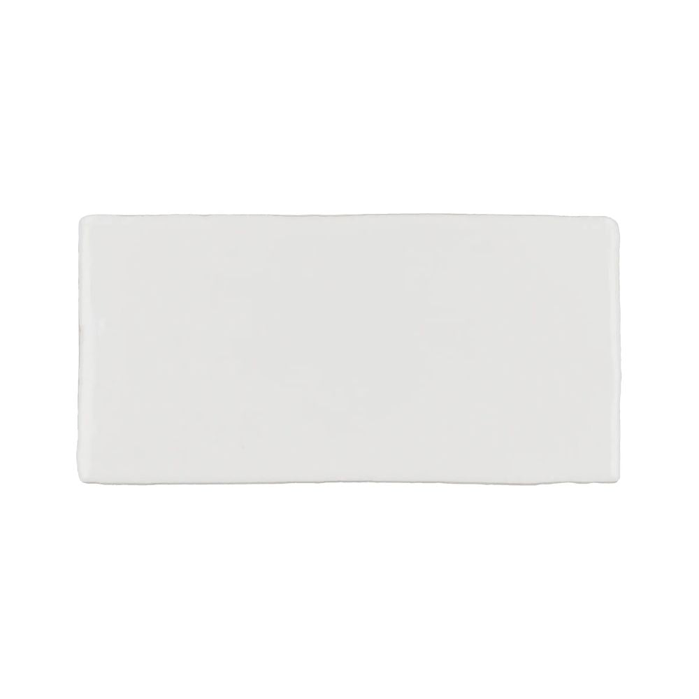 Masia Blanco Crackle 7.5cm x 15cm Wall Tile