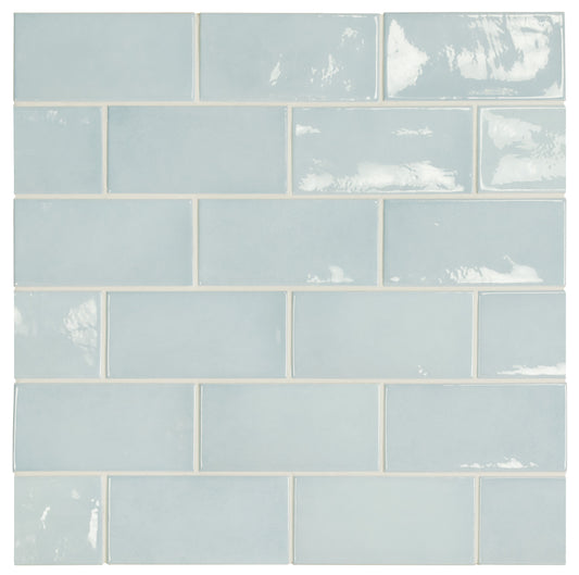 Village Cloud Ceramic Tile 6.5 x 13.2cm-Delforno