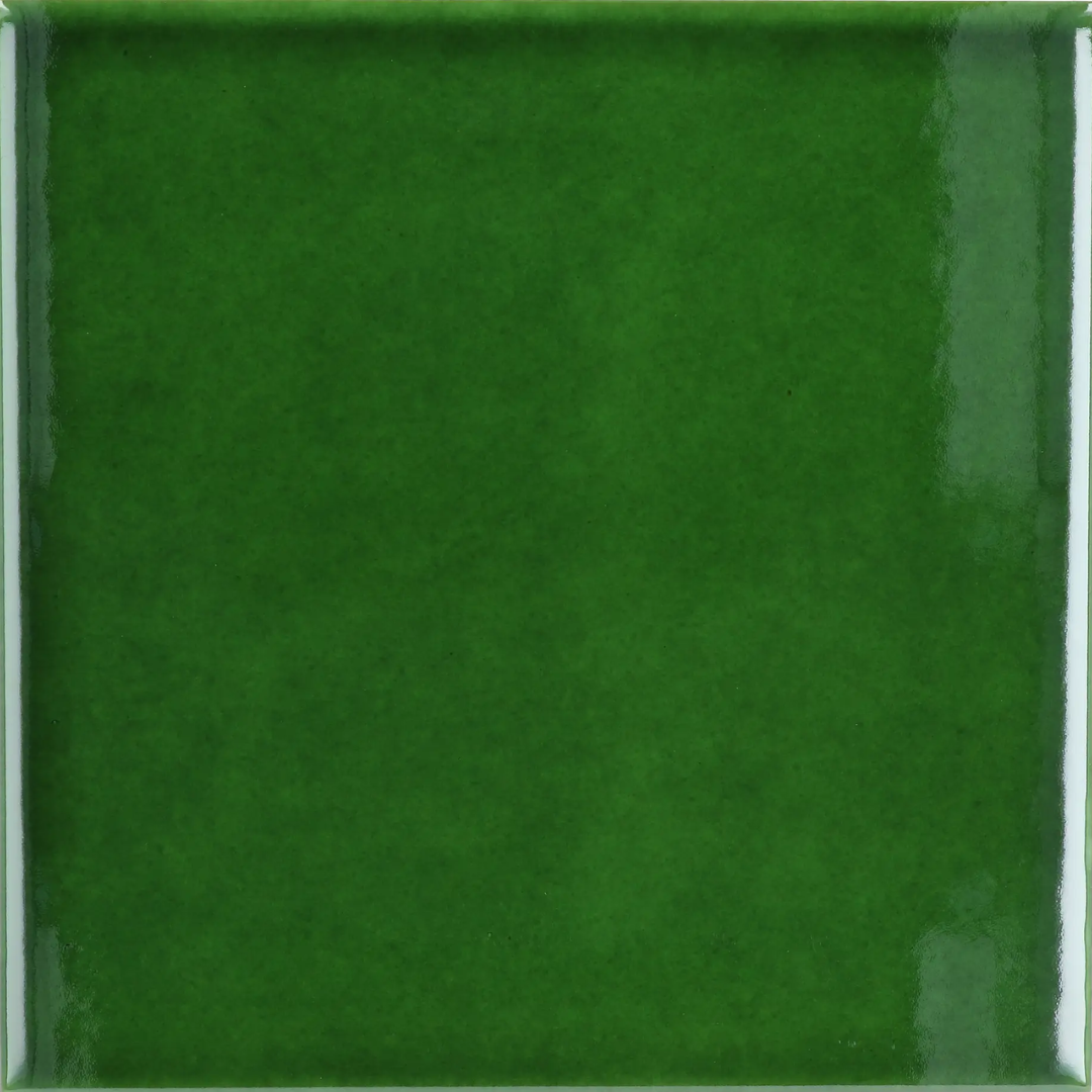 Evolution Victorian Green Ceramic Tile 15 x 15cm