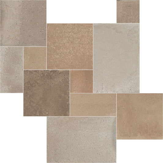 Easy Modular Collection Gadio Taupe Tile Multisize-Delforno