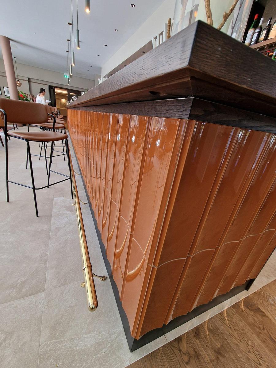 Design Collection Bow Brown Ceramic Tile 15x45cm-Delforno