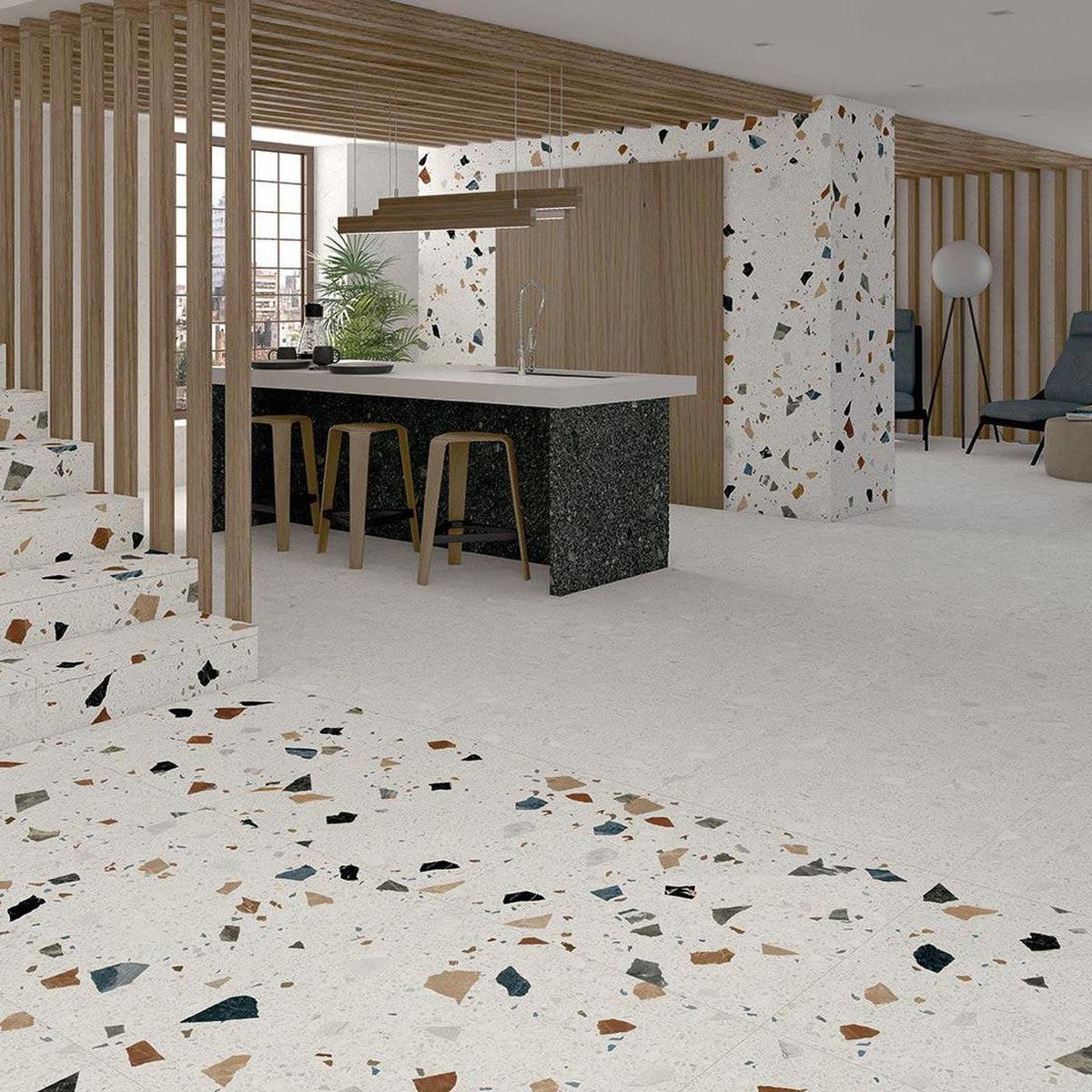 Donatella Art Terrazzo Porcelain Tile 80 x 80cm-Delforno