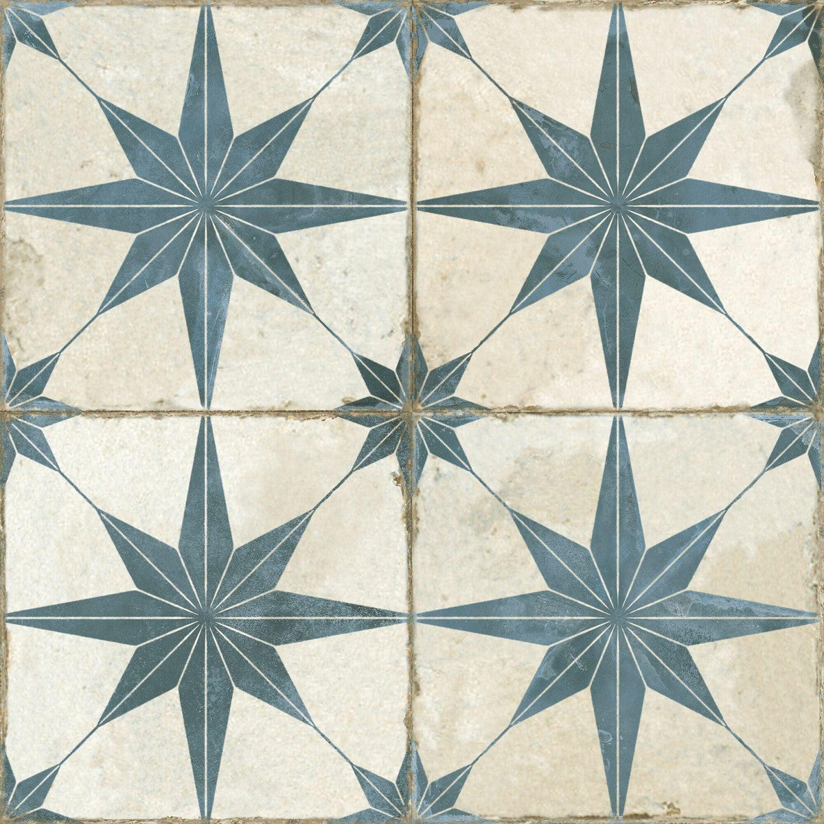 FS Star Blue Ceramic Tile 45 x 45cm-Delforno