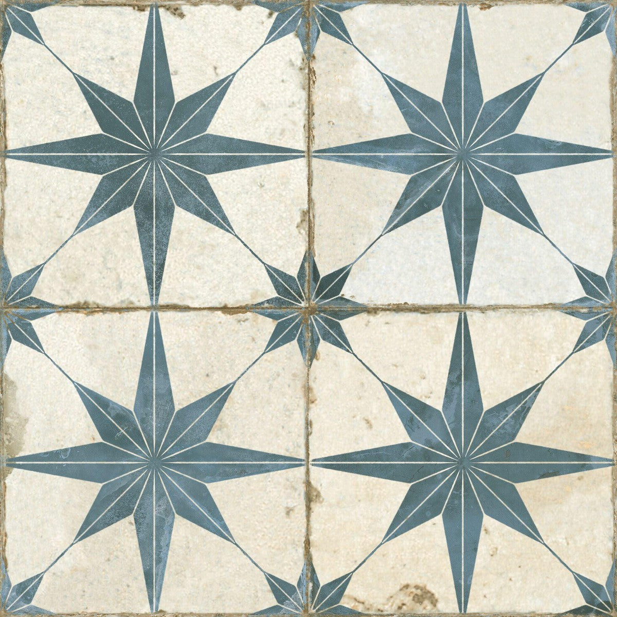FS Star Blue Ceramic Tile 45 x 45cm-Delforno