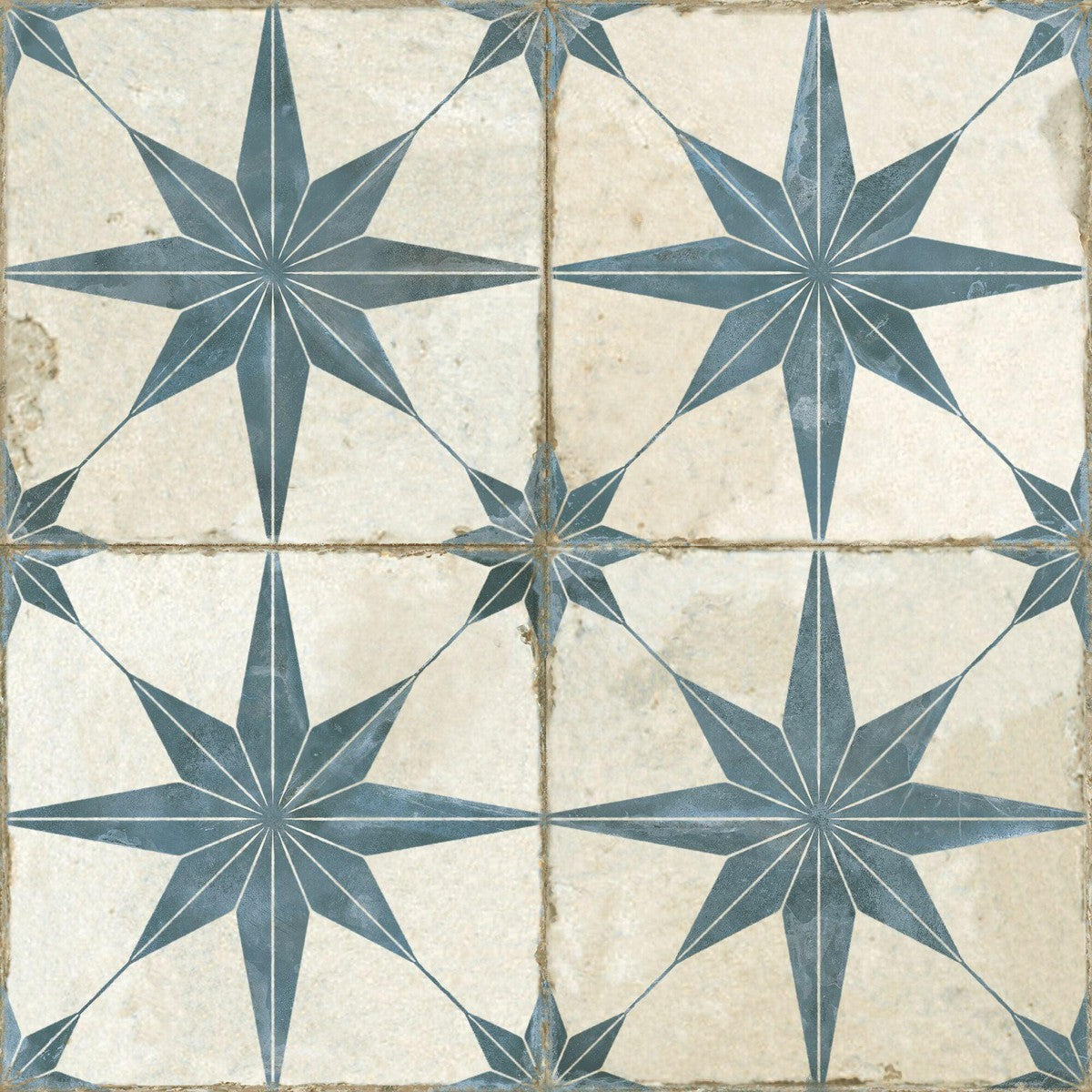 FS Star Blue Ceramic Tile 45 x 45cm-Delforno