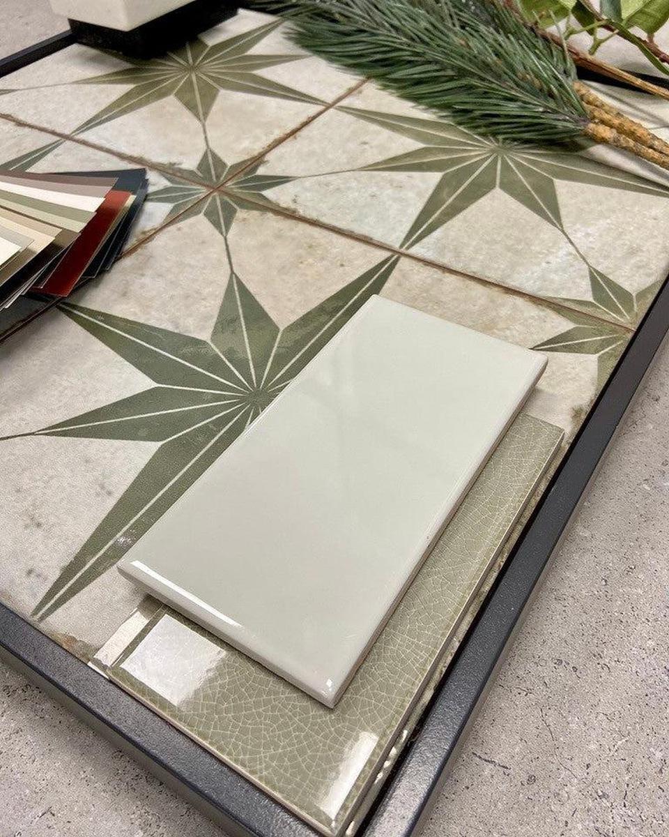 FS Star Sage Ceramic Tile 45 x 45cm-Delforno