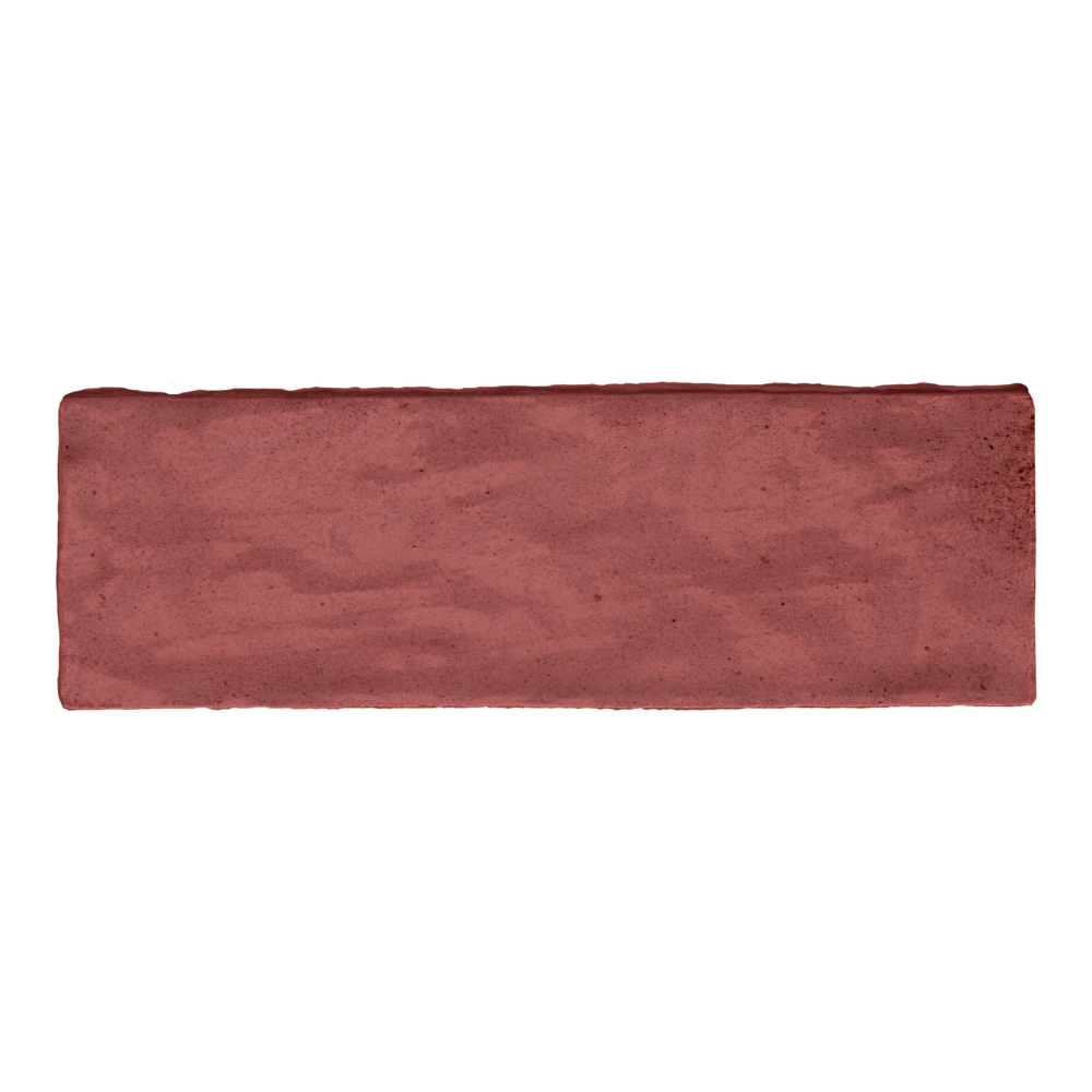 Riad Red Ceramic Tile 6.5 x 20cm-Harmony-Delforno