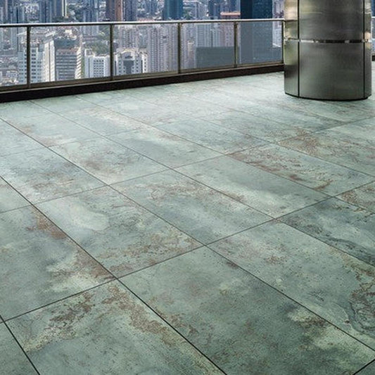 Zinc Green Natural Porcelain Tile 60 x 120cm-Delforno