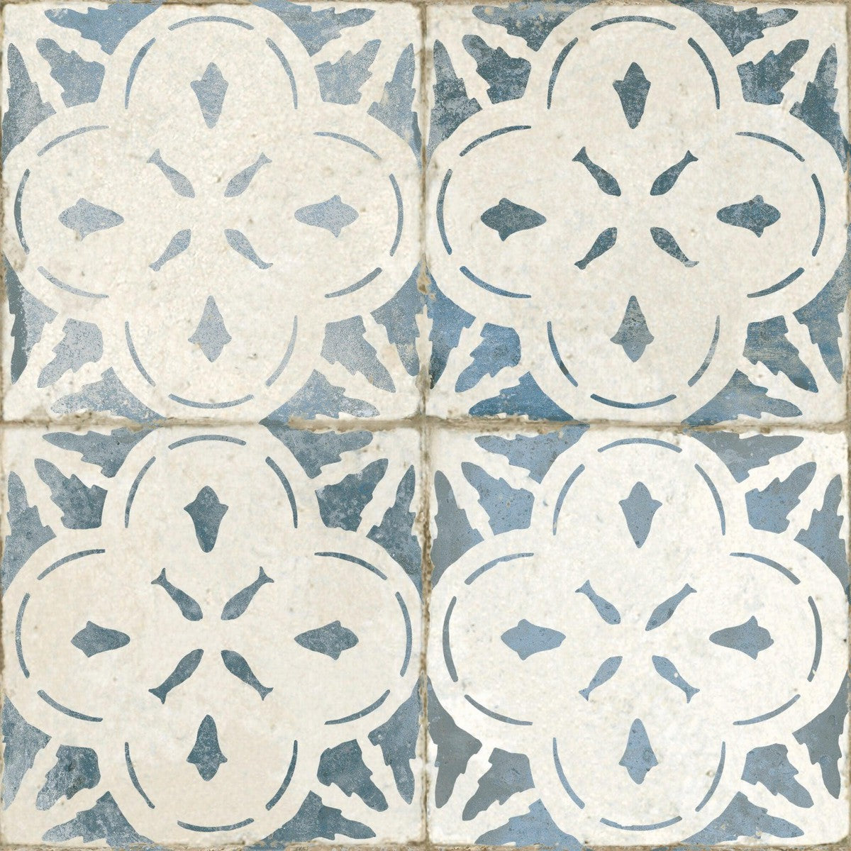 Isadora Blue Ceramic Tile 45 x 45cm-Delforno