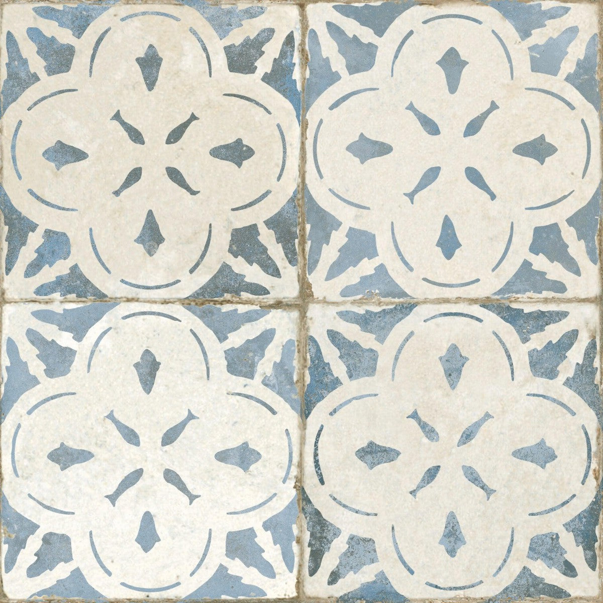 Isadora Blue Ceramic Tile 45 x 45cm-Delforno