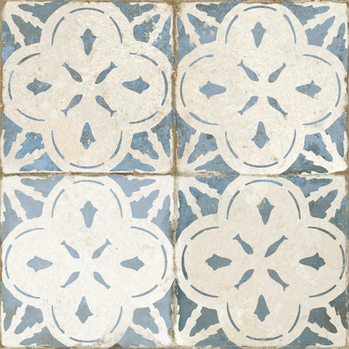 Isadora Blue Ceramic Tile 45 x 45cm-Delforno